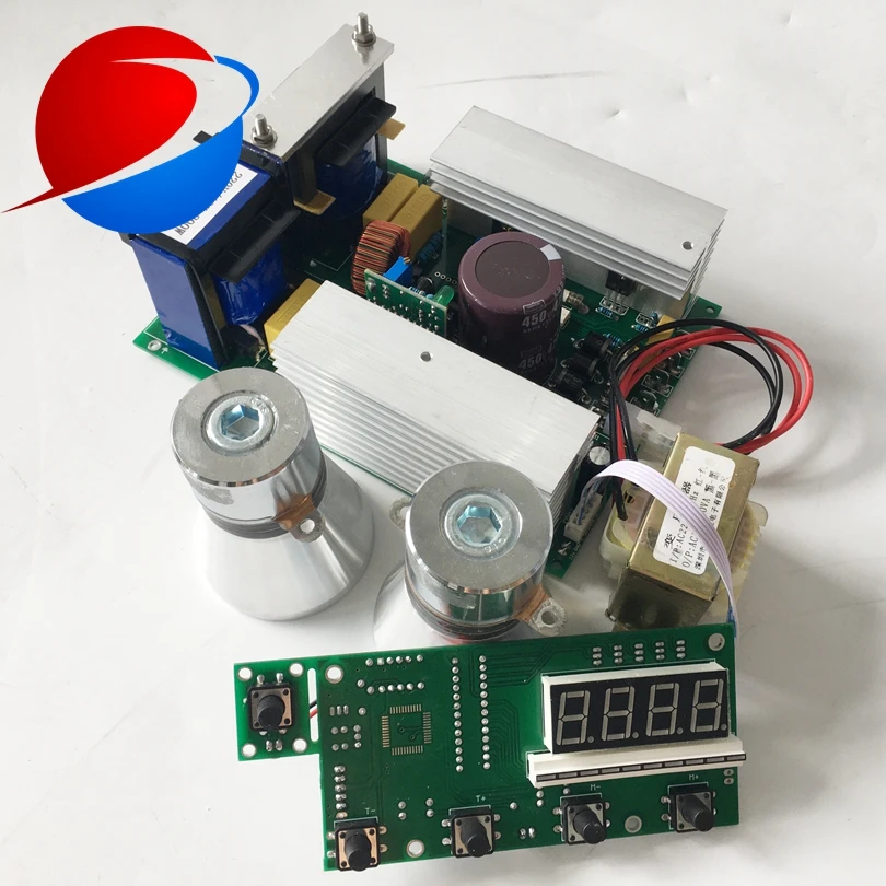 UCE 200W Frequency Tracking Ultrasonic PCB Generator With Display Board For Cleaning machinery accessories