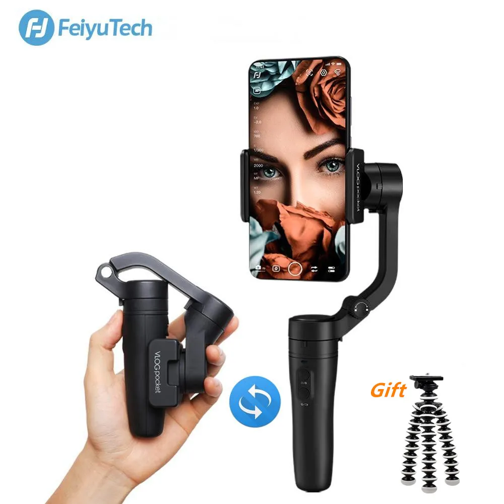 FeiyuTech Vlog Pocket MINI 3-Axis Handheld Smartphone Gimbal Stabilizer for iPhone X iphone series