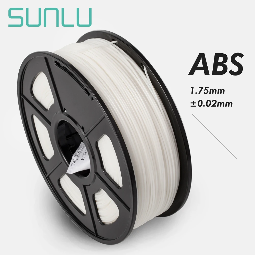 

SUNLU ABS 3D Printer Filament 1.75mm 1kg With Spool 100% No Bubble Consumable 26 Colors ABS 3D Filament For SL-300 Pen