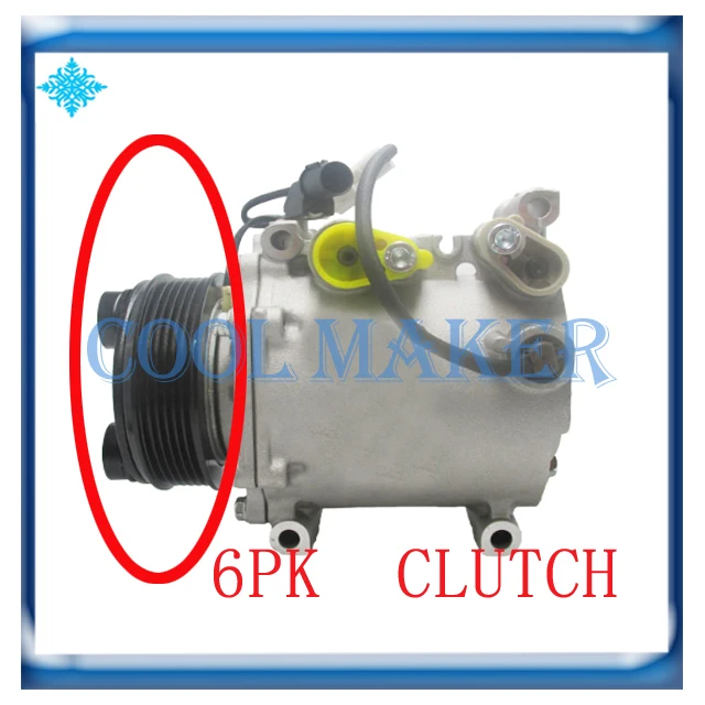 MSC90CA ac Компрессор сцепления 6pk в сборе для Mitsubishi Outlander AKC200A205AR MR513474 MR958858