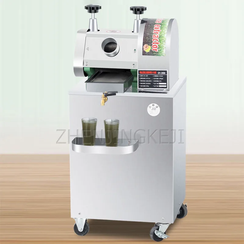 

Sugarcane Juicer Vertical Mobile 300KG/H Sugarcane Machine Cane Fully Automatic Sugar Cane Juice Commercial Electric Juicer