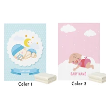 

LVYZIHO Customized Baby Blanket & Swaddling Newborn Thermal Soft - 30x40 / 48x60 / 60x80 Inches - Flannel Fleece Blanket