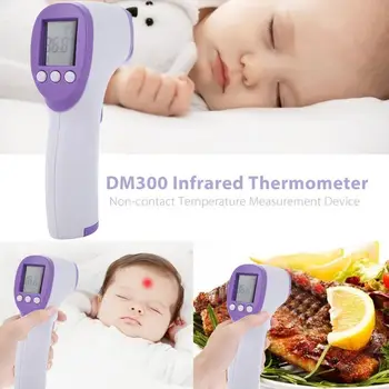 

Forehead Thermometer Black Red Contactless with LCD Infrared Thermometer Temperature Measurement Tool Thermometer ABS