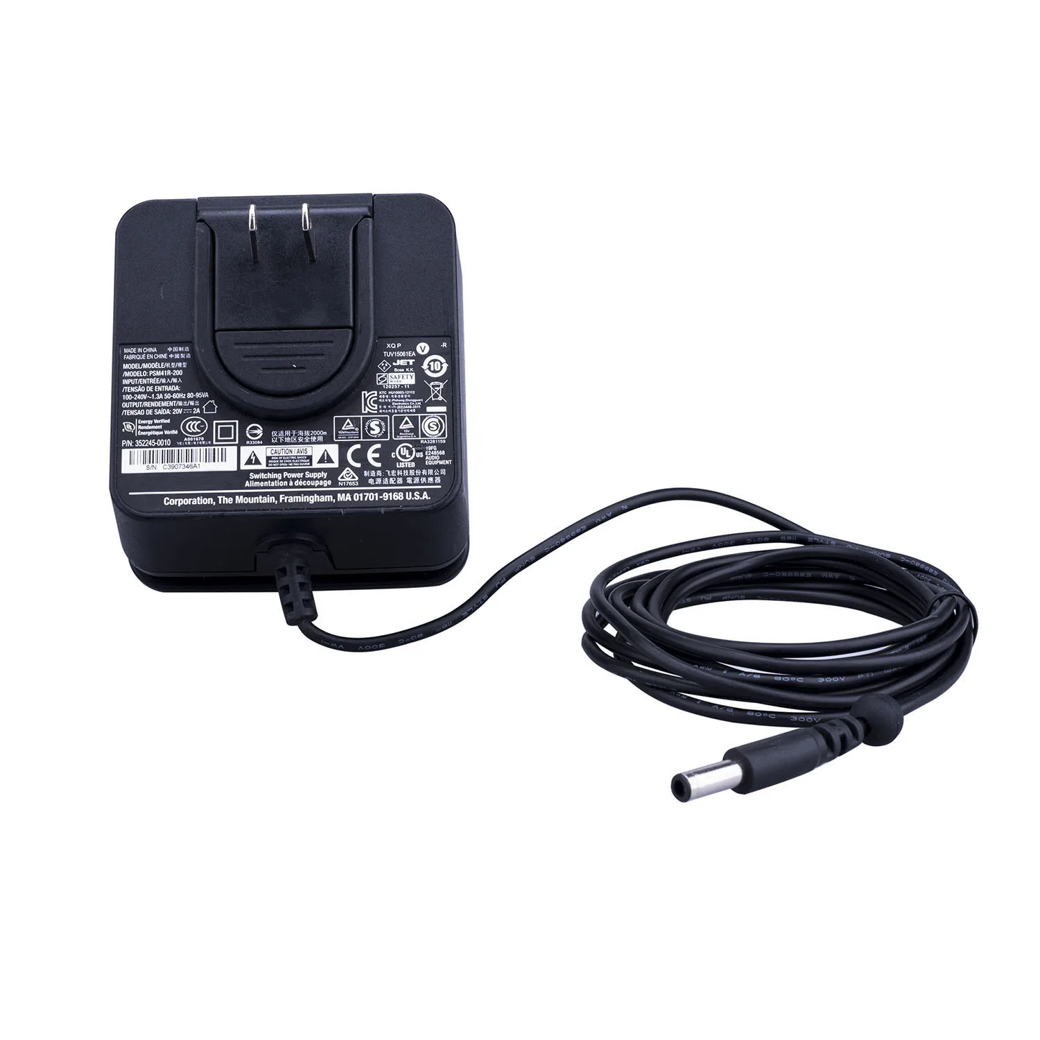 Оригинальное б/у зарядное устройство для розеток 20 в 2 а Bose SoundDock Portable SoundLink Air Soundlink