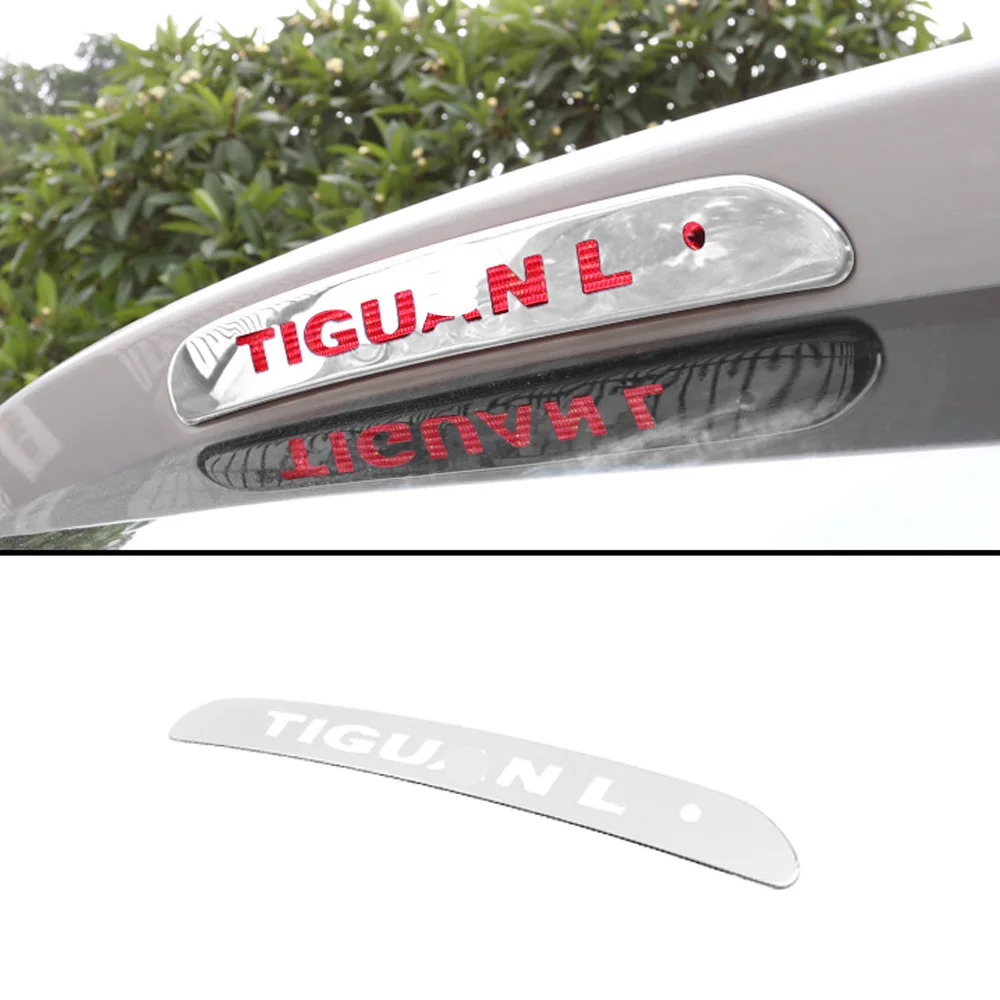 

Stainless steel Car high brake light decoration modification sequins for Tiguan L 2017 2018 2019 Car Styling Accessories