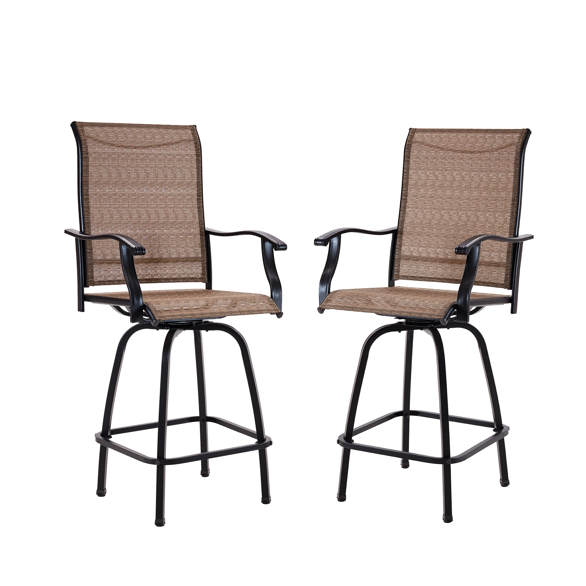 Outdoor Swivel Bar Stools All Weather Tall Patio Chair Camping Outdoor Swivel Bar Stools All Weather Tall Patio Chair Camping