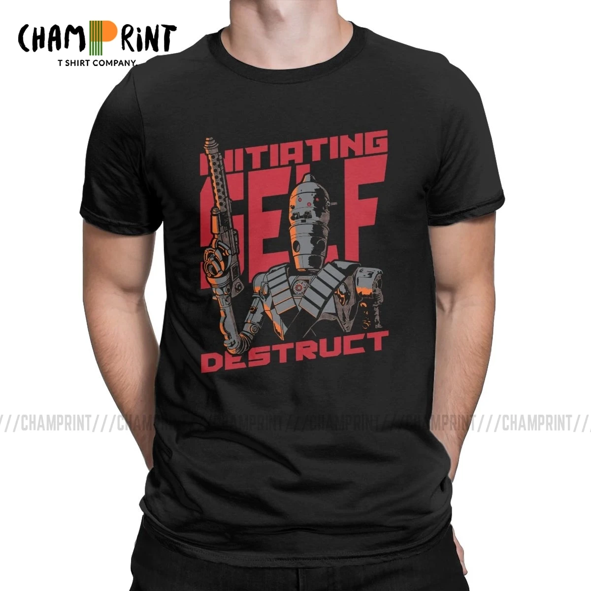 

Hipster Self Destructive T-Shirt for Men Crewneck 100% Cotton T Shirt Mandalorian Star Wars Short Sleeve Tees Plus Size Tops