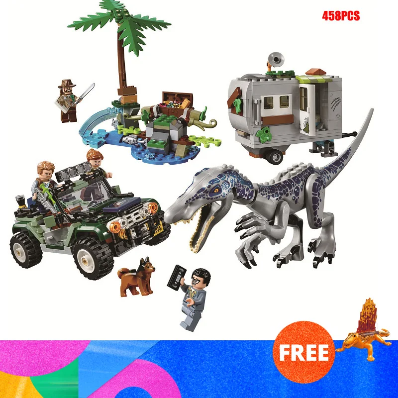 New Jurassic World Dinosaur Set With 10925 10926 10928 Model Building Blocks Bricks With Legoinglys Toy 5