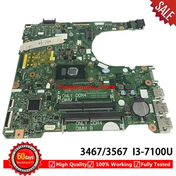 

Mainboard CN-0RY2Y1 FOR DELL Inspiron 15 3567 3467 Laptop motherboard With SR2ZW I3-7100U cpu 15341-1 91N85 0RY2Y1 RY2Y1