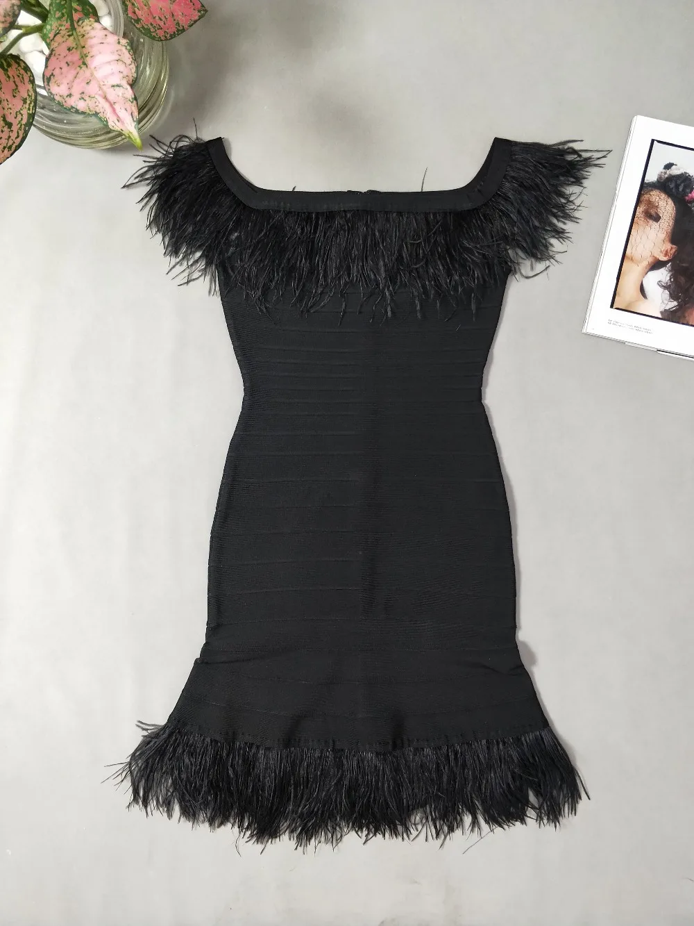 Новое Женское модное красное хаки черное Бандажное платье без бретелек Vestido знаменитости вечернее платье bodycon