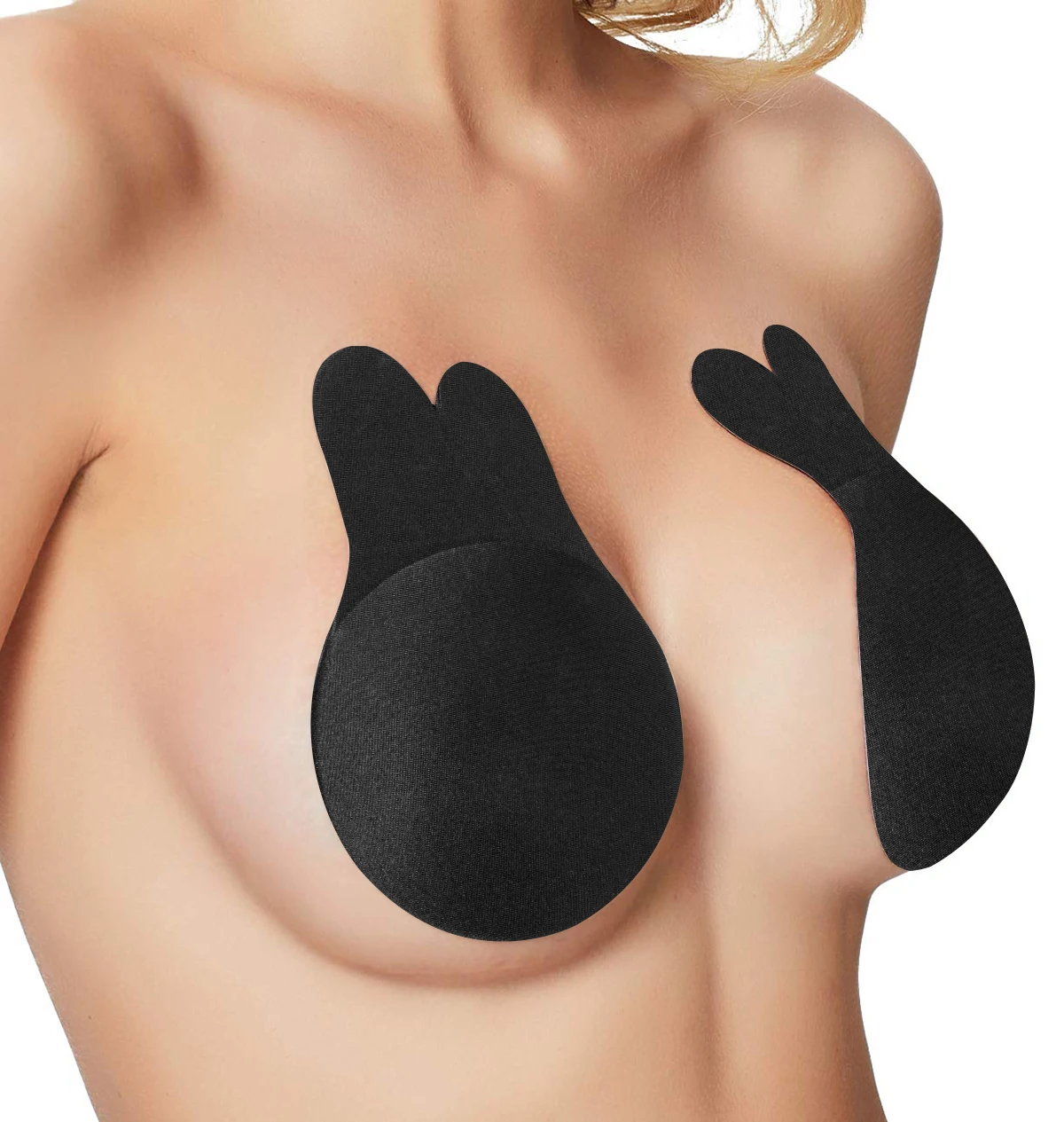 HEFLASHOR кролик Shaper Lift ниппель крышка силиконовые женские лепестки без бретелек открытая палочка Nvisible бюстгальтер многоразовое использование для груди наклейки