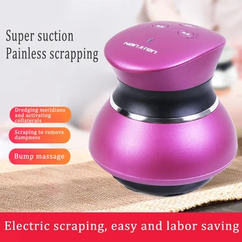 

Massager electric scraping instrument meridian dredging instrument small hand holding slimming and detoxification cupping