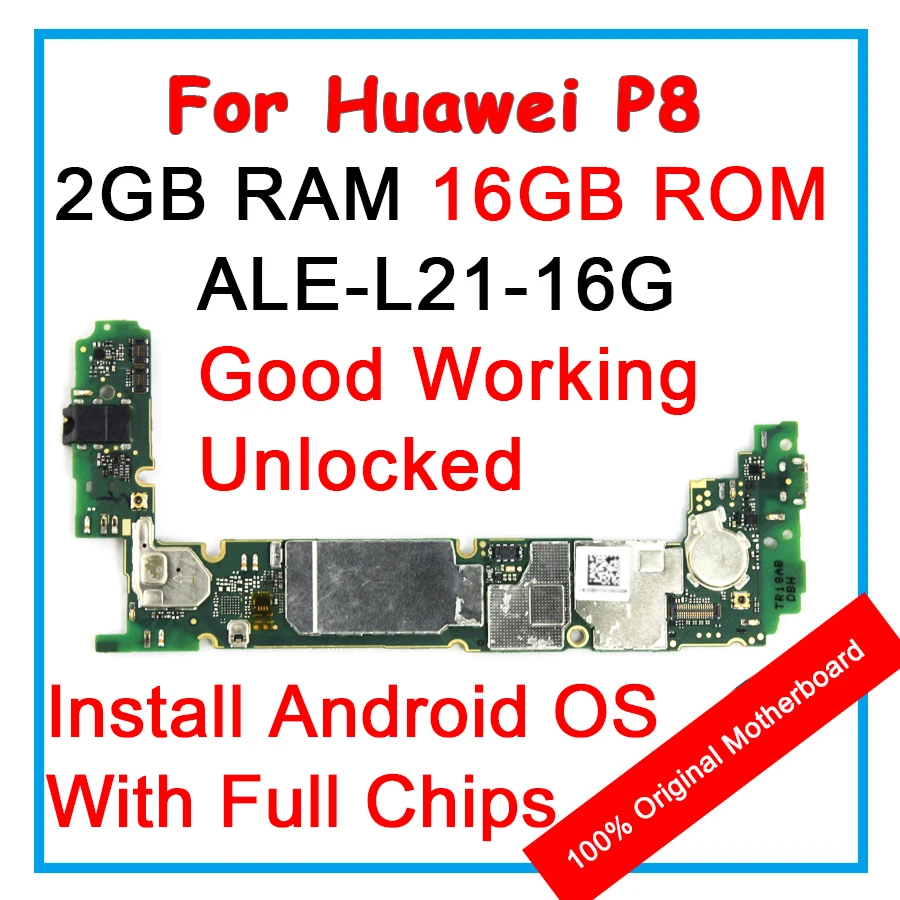 Материнская плата P8 ALE L21 UL00 16G для Huawei Lite 100% оригинальная чистая материнская 16 Гб