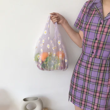 

Original Design Women Handbags Classic Shopping Bags Casual Style Female Handbag Simple Flower Ladies Bags Cute Girls Tote