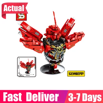

504 PCS SY7511 Mecha Star Soldier Creative Mobile Suit Robot Series Model Building Blocks Toys Collection Kids Birthday Gifts
