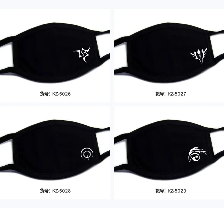 Аниме fate make the curse mask, Подарочная маска для мужчин и женщин, хлопковая, Пыленепроницаемая, осенняя и зимняя