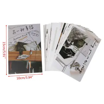 30 arkuszy inny rodzaj szczęścia obrazy Retro Vintage pocztówka świąteczna karta podarunkowa życzenia karty plakatowe tanie i dobre opinie NoEnName_Null CN (pochodzenie) Normal 5AC1101381 Post Cards Zwykłym papierze