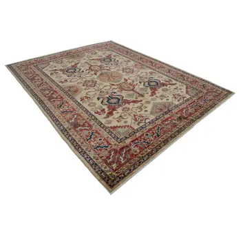 

242x313 Cm Red Handmade Oushak Rug-8x10 Ft