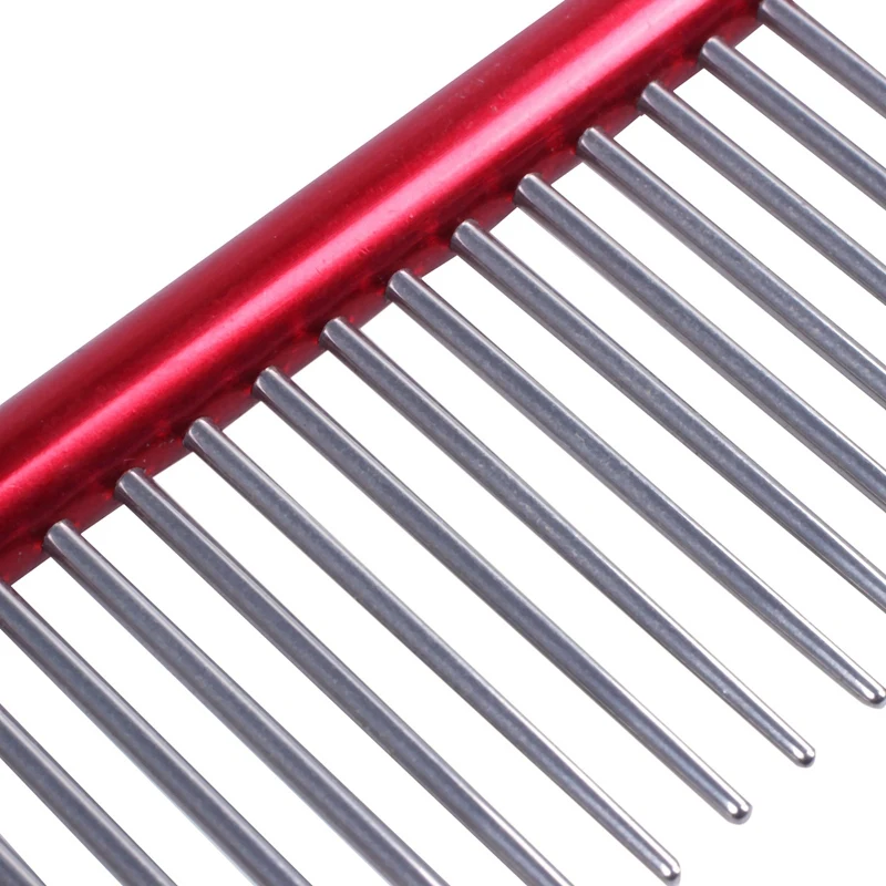HOT Pet Grooming Comb- Metal Comb For Dogs, Cats and Other Pets, Great Shedding Tool