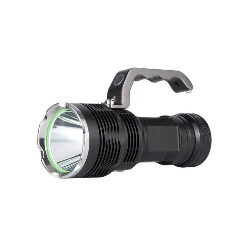 

HHO-SKYWOLFEYE 10000 Lumens LED Flashlight Rechargeable Bright Flashlight Camping T6 V6 L2 Torch Waterproof Lanterna Use Battery