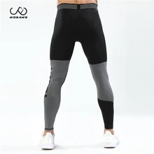 WOSAWE Running Compression Pants Tights Men Sports Leggings Fitness Sportswear Long Trousers Gym Training Pants Skinny Leggins