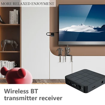 

2 in1Bluetooth5.0 Transmitter Receiver KN321 KN330 Wireless Car Audio Stereo Adapter Handsfree Dongle For Car TV PC Speaker