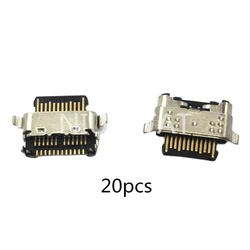 Micro USB 5 - Pin Jack Connector Socket Data Charging Port Flex Cable (10 - 20pcs Pack) (20pcs Moto G7 Play)