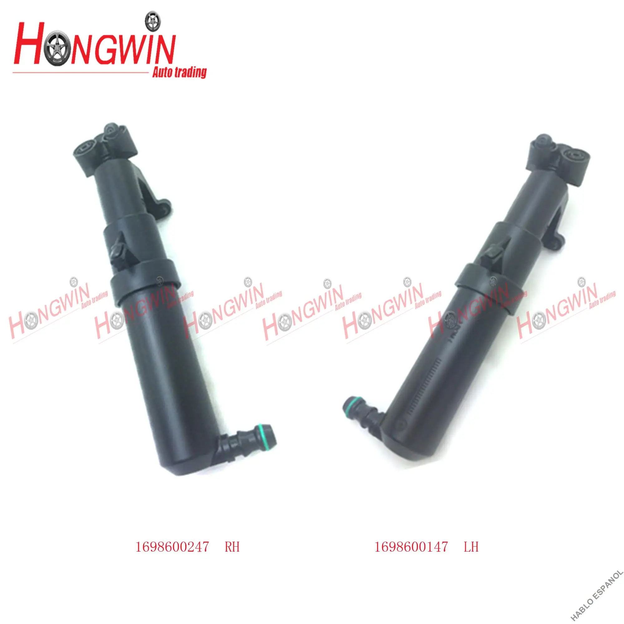 Front Left&Right Car Headlight Headlamp Cleaning Washer Spray Nozzle