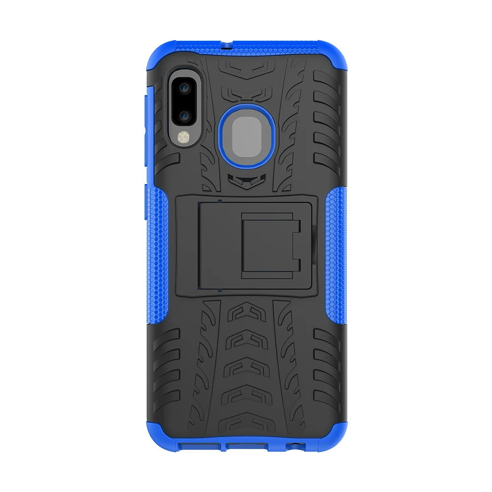 Чехол для samsung Galaxy A20e A10e двухслойный чехол телефона TPU + PC гибридный