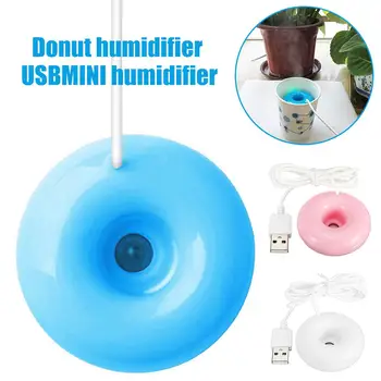 

Portable Mini Home Office Doughnut Shape Air Humidifier Mist Maker Atomizer