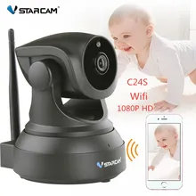Vstarcam C24S 1080P HD Беспроводная IP камера безопасности wifi IR-Cut ночное видение аудио запись сети внутренний радионяня Vstarcam C24S 1080P HD Беспроводная IP камера безопасности wifi IR-Cut ночное видение аудио запись сети внутренний радионяня