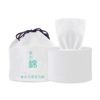 

Disposable pure cotton facial towel make-up and remove make-up cotton soft facial tissue paper special roll type for household b