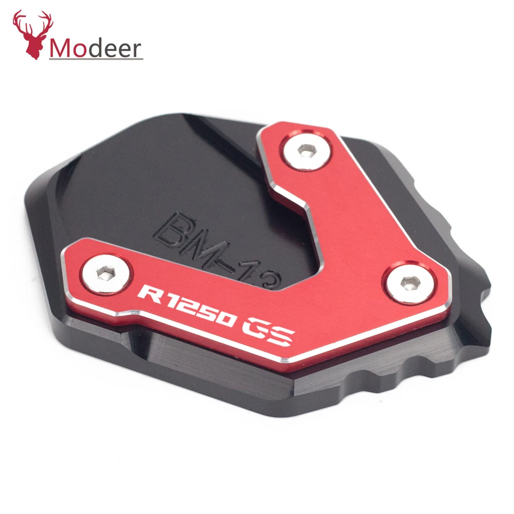Accessories Motorcycle Kickstand Side Stand Extension Pad Plate Cover For BMW R1250GS R 1250GS R1250 GS R 1250 GS 2018-2019 (6)