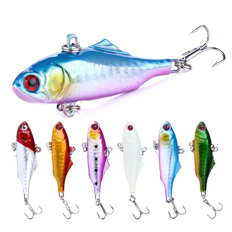 

1PCS 14g 8cm 8# Hook VIB Lure Vibration Fishing Bait Fake Lure Pesca Wobblers Pike Carp crankbaits Fly Fishing