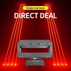 Lumière Laser Led à tête mobile, faisceau Laser RGB, effet de lumière de scène pour fête en Club, spectacle et mariage 
