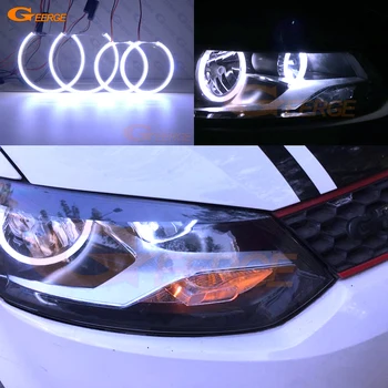 

For Volkswagen VW Fox CrossFox 2010 2011 2012 2013 2014 Excellent Ultra bright COB led angel eyes halo rings