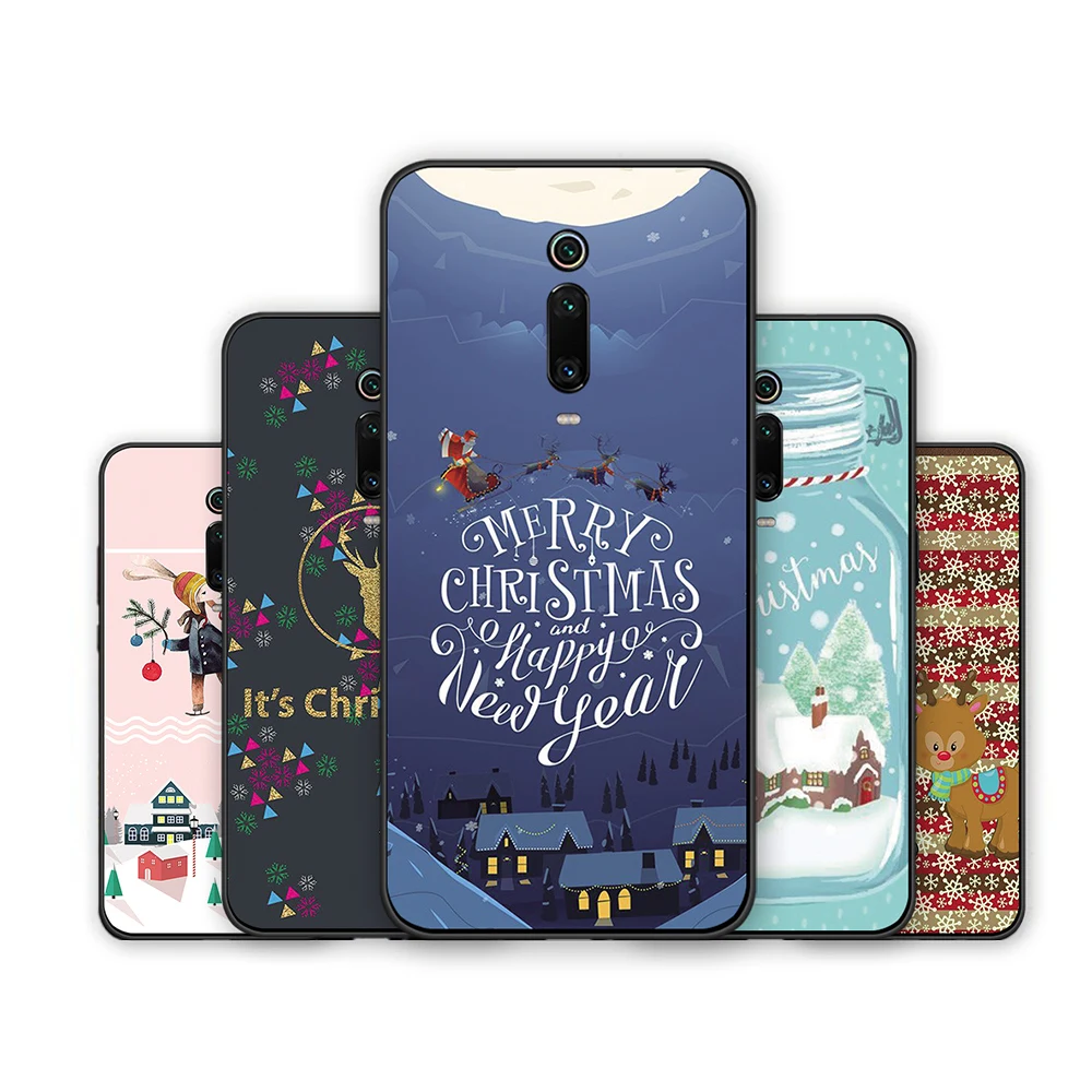 

Redmi Note 7 S2 Merry Christmas Tree Bear Phone cases for Xiaomi Redmi 6A 5A 4A 4 5 6 7 Pro 5Plus GO Santa Claus soft tpu cover