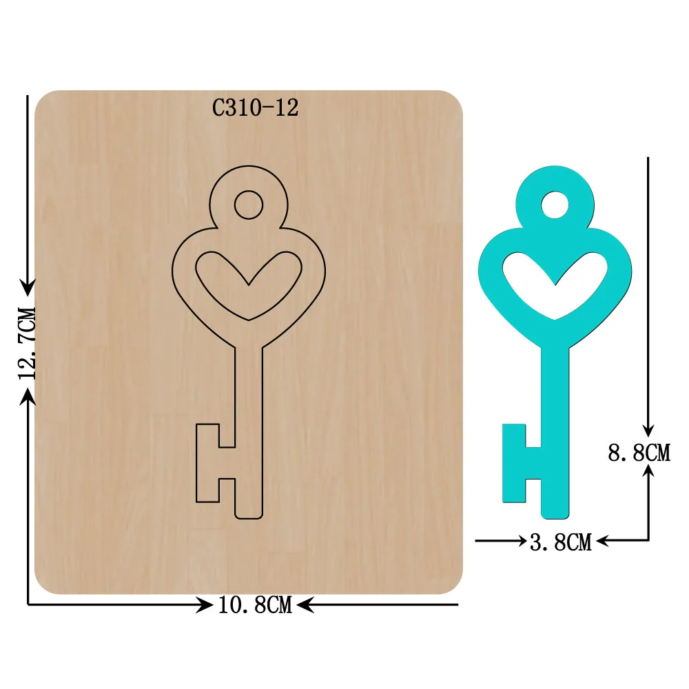 

New Wooden die Scrapbooking C-310-12 Cutting Dies for common die cutting machines on the market
