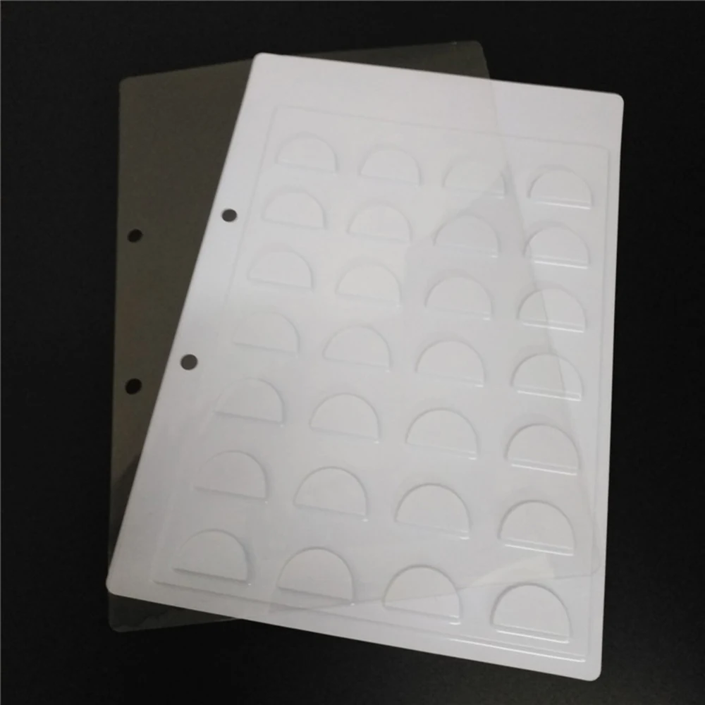 1 sheet Eyelashes Display Card 14 Pairs False Sample Catalog Package Tray without false eyelash | Красота и здоровье