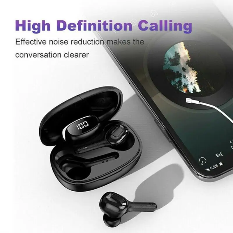 Bluetooth-наушники высокого качества, устойчивые, удобные, модные, 5,0, свободные руки, водонепроницаемые наушники, гарнитура, микрофон