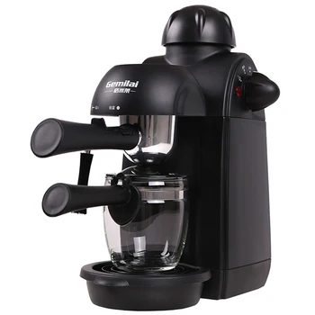 

Crm2008 Home Coffee Machine Mini Semi-automatic Italian Style on-site Grinding Pot Small Steam Type Coffee Maker Stainless Steel