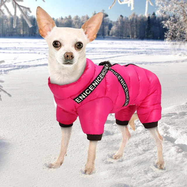 Winter Pet Dog Clothes Super Warm Dog Jacket Coat Waterproof Small Medium Large Dogs Pet Clothing Jumpsuit For French Bulldog 5