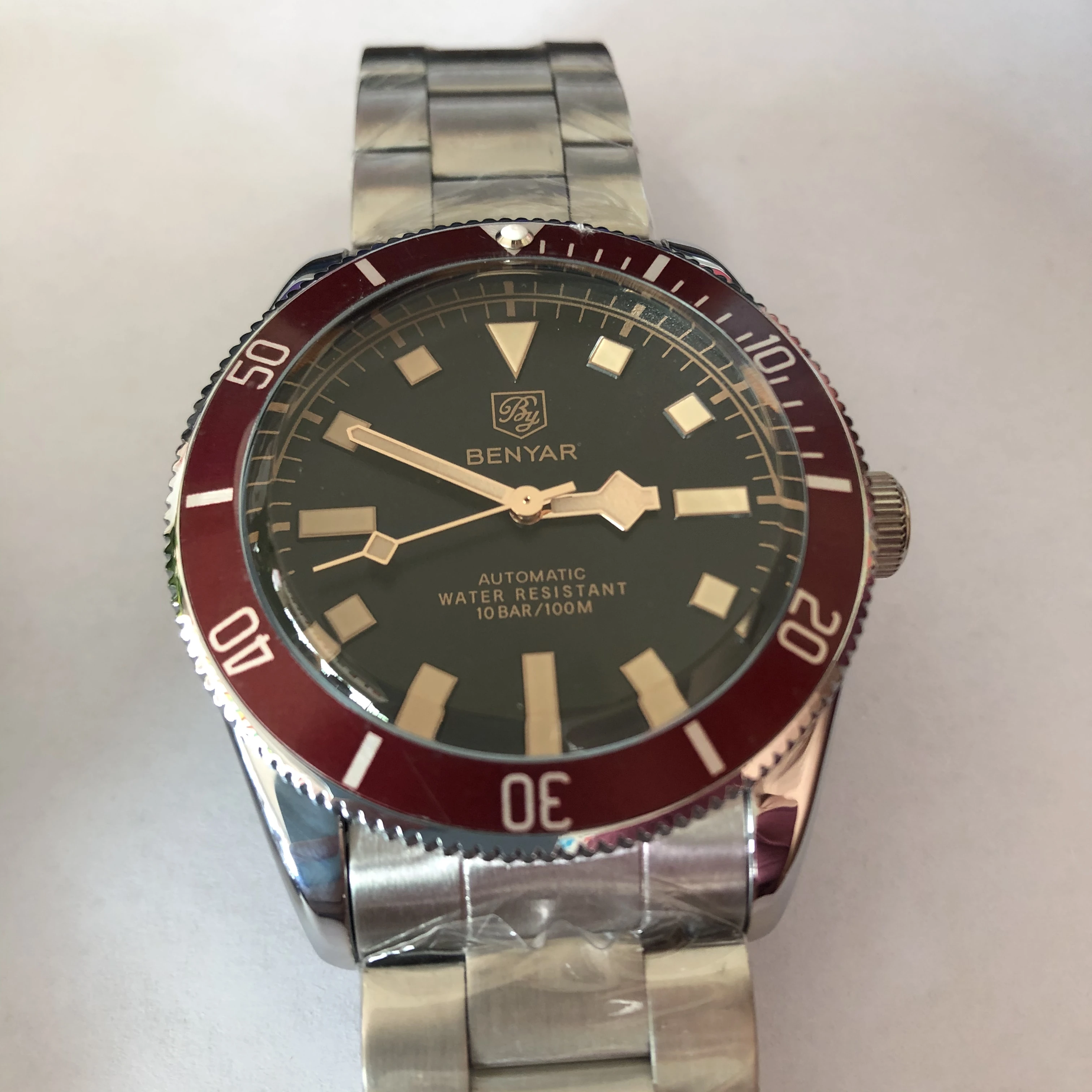 

BENYAR мужские часы 2021 Новые автоматические часы мужские роскошные механические часы для мужчин 100 м водонепроницаемые часы мужские часы reloj hombre