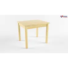 Children's wooden table, Brand Russian-Toys, size 60-50-50 cm, not painted