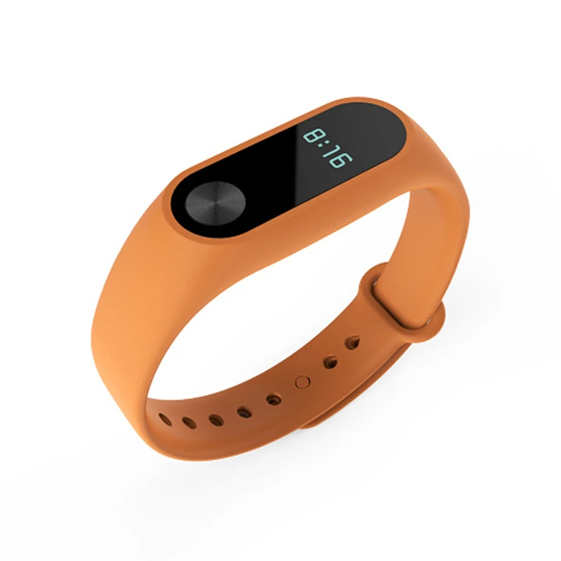Цветной сменный Браслет для Mi Band 2 ремешок силиконовый часов Xiaomi браслет Смарт