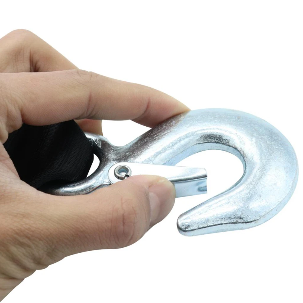 High Strength&  Heavy Duty Tow Strap with Safety Hooks | 2 inch x 13 feet  | 10,000 LB Capacity