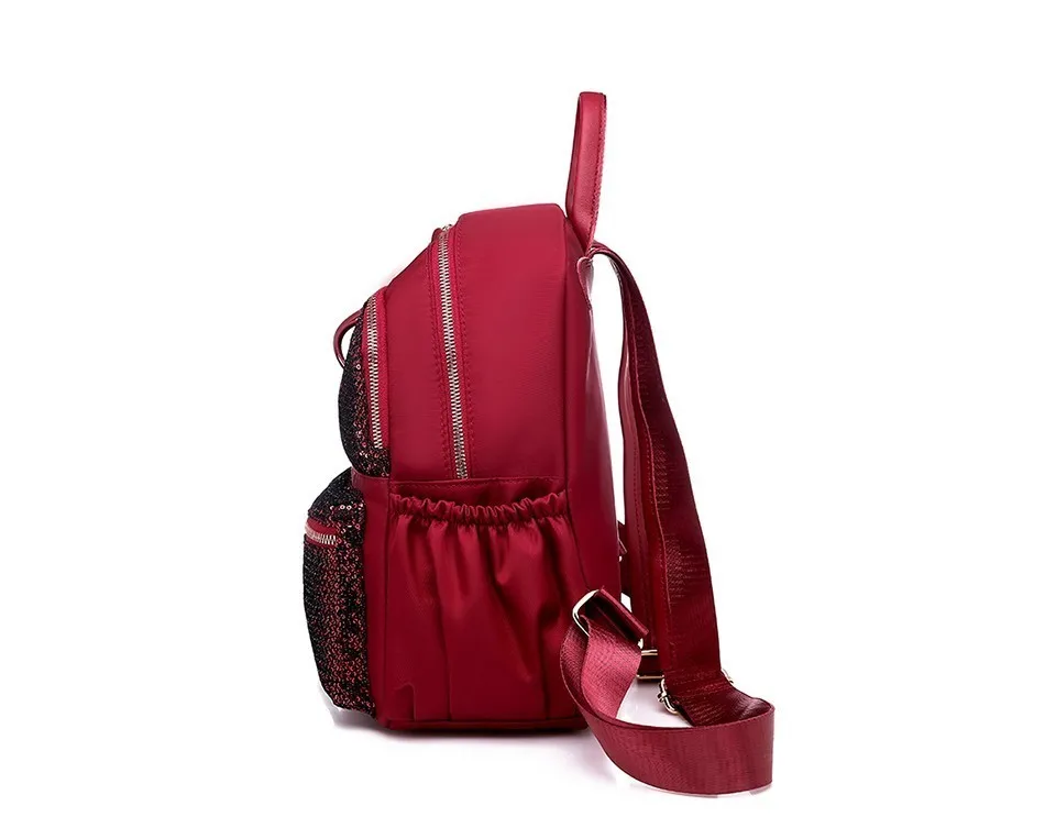 Herald Модные женские рюкзаки из ткани Оксфорд с блестками, водонепроницаемая школьная сумка большой емкости для девочек-подростков, Женская дорожная сумка