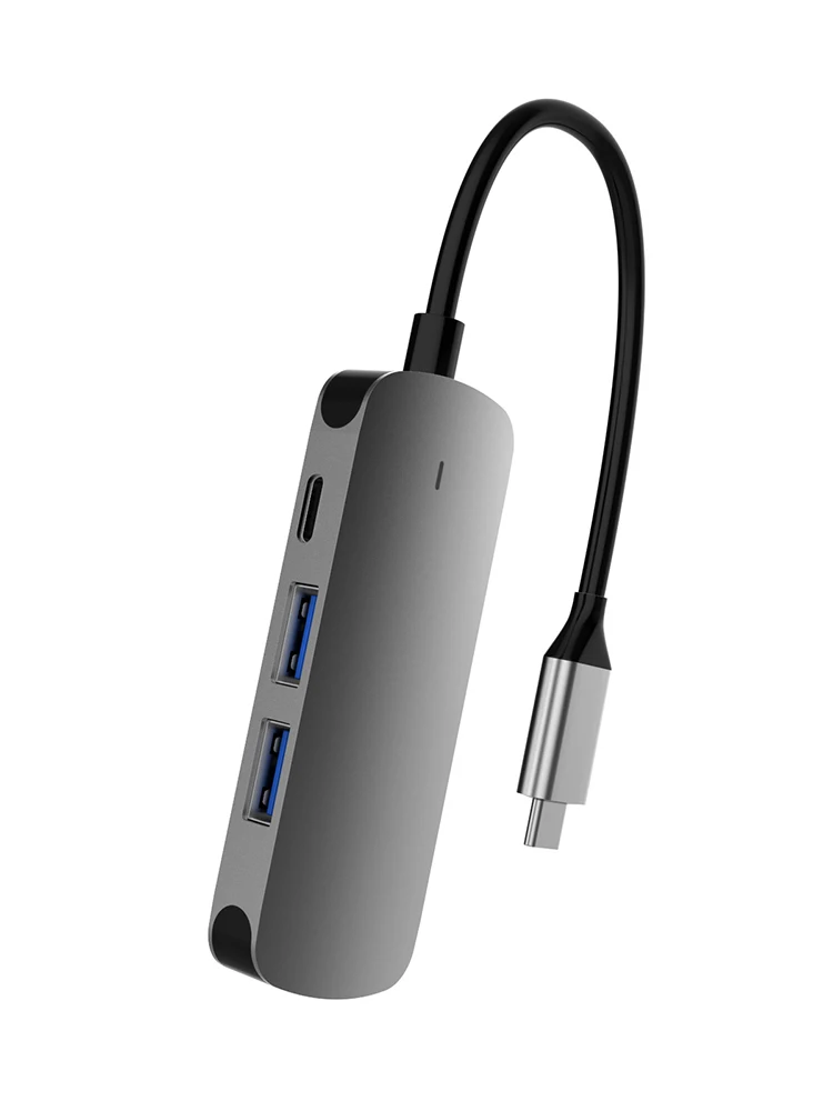 НОВЫЙ Thunderbolt 3 4 In1 USB C к HDMI адаптер 2x Type PD Usb хаб для Macbook Pro Huawei P20 Samsung Galaxy S9