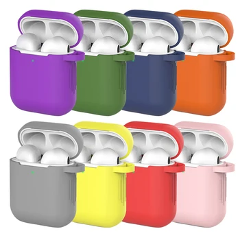 

Mini Soft Silicone Case For Apple Airpods 1/2 Shockproof Cover For Apple AirPods 2/1 Earphone Cases For Air Pods Protector Case