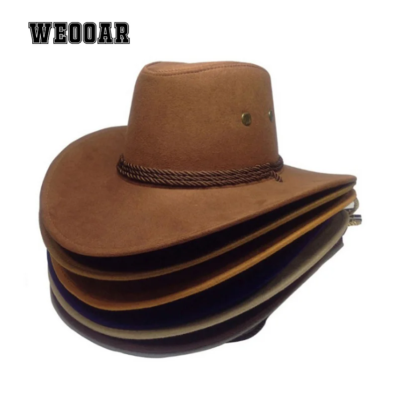 Big Brim Suede Western Women's Cowboy 
